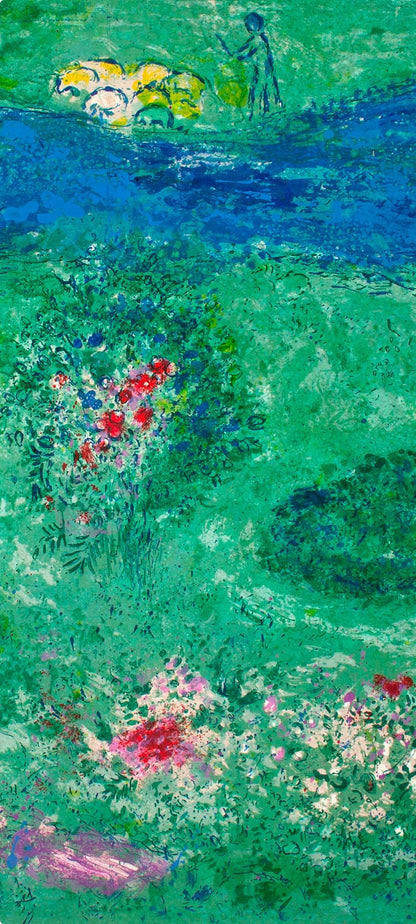 Marc Chagall, Le Verger, Daphnis Et Chlo, Hliogravure