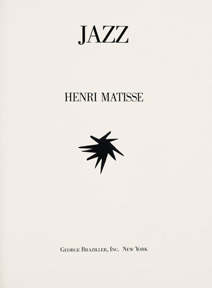Henri Matisse, Le Lagon, Jazz, Special Edition For The Museum Of Modern Art, Hliogravure