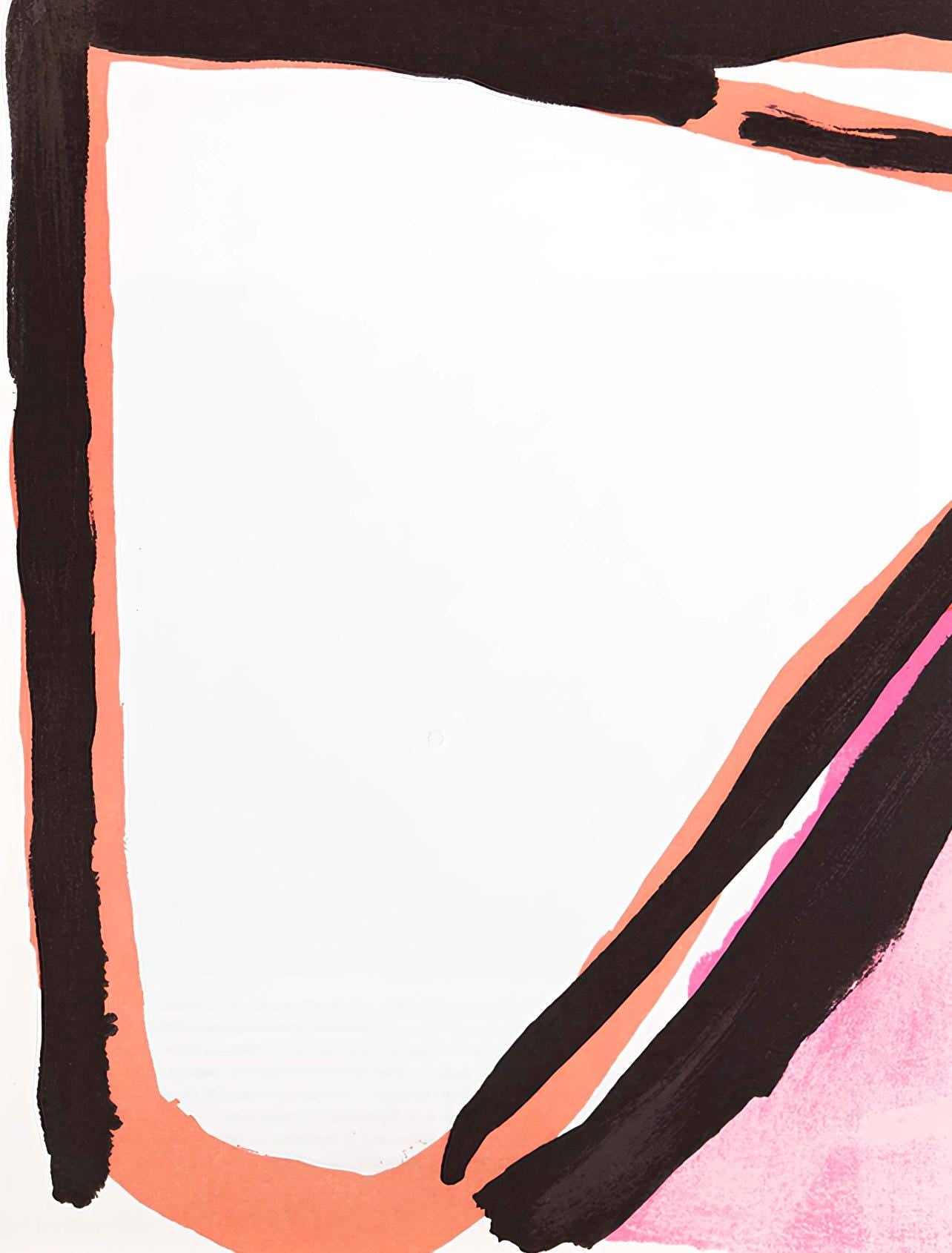 Geer Van Velde, Composition, Derrire Le Miroir, Lithograph