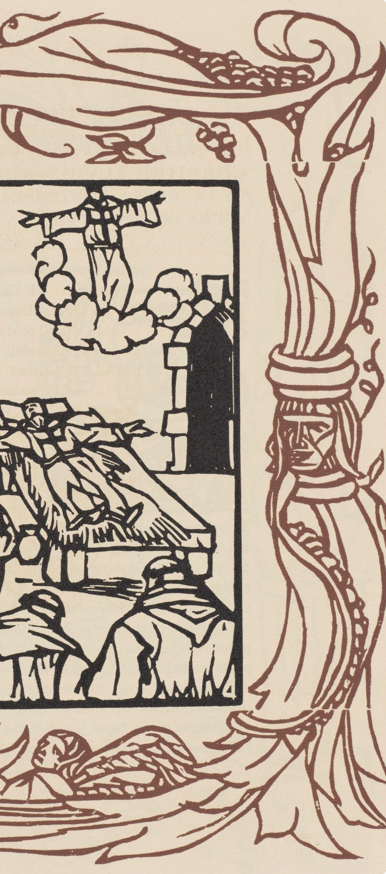 Mile Bernard, Composition (Morane, No. 100), Les Petites Fleurs De St. Franoise, Woodcut