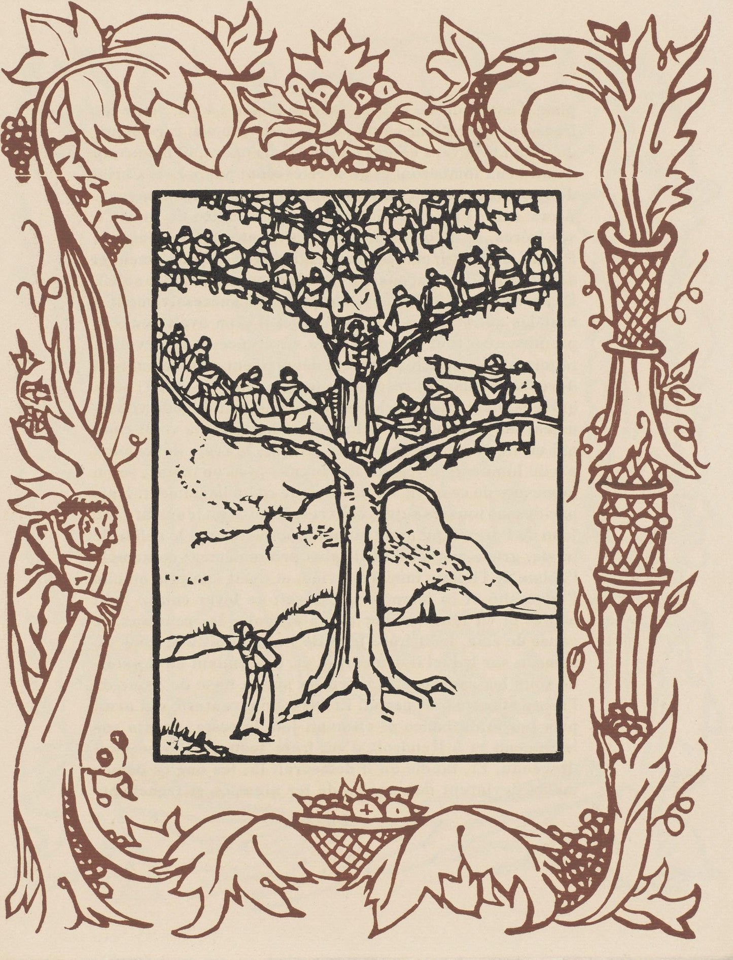 Mile Bernard, Composition (Morane, No. 100), Les Petites Fleurs De St. Franoise, Woodcut