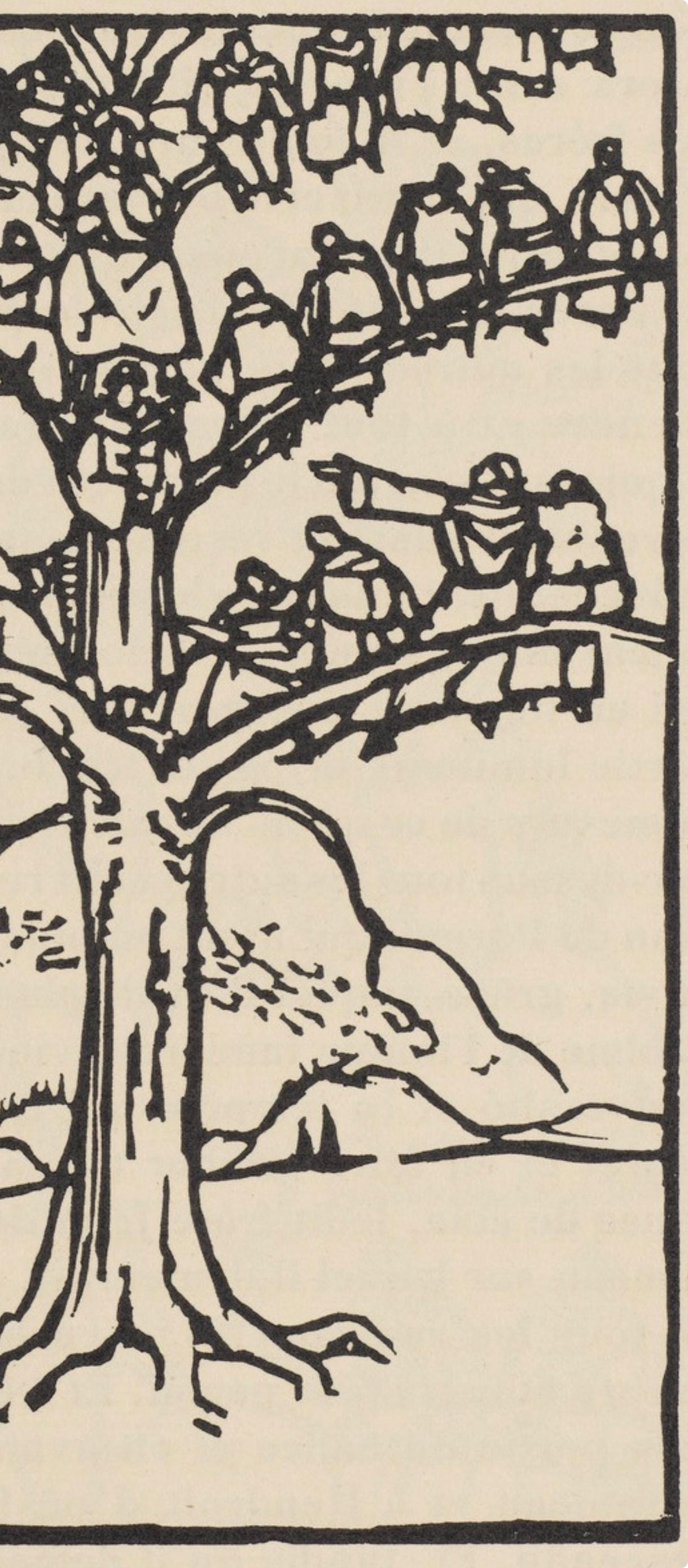 Mile Bernard, Composition (Morane, No. 100), Les Petites Fleurs De St. Franoise, Woodcut