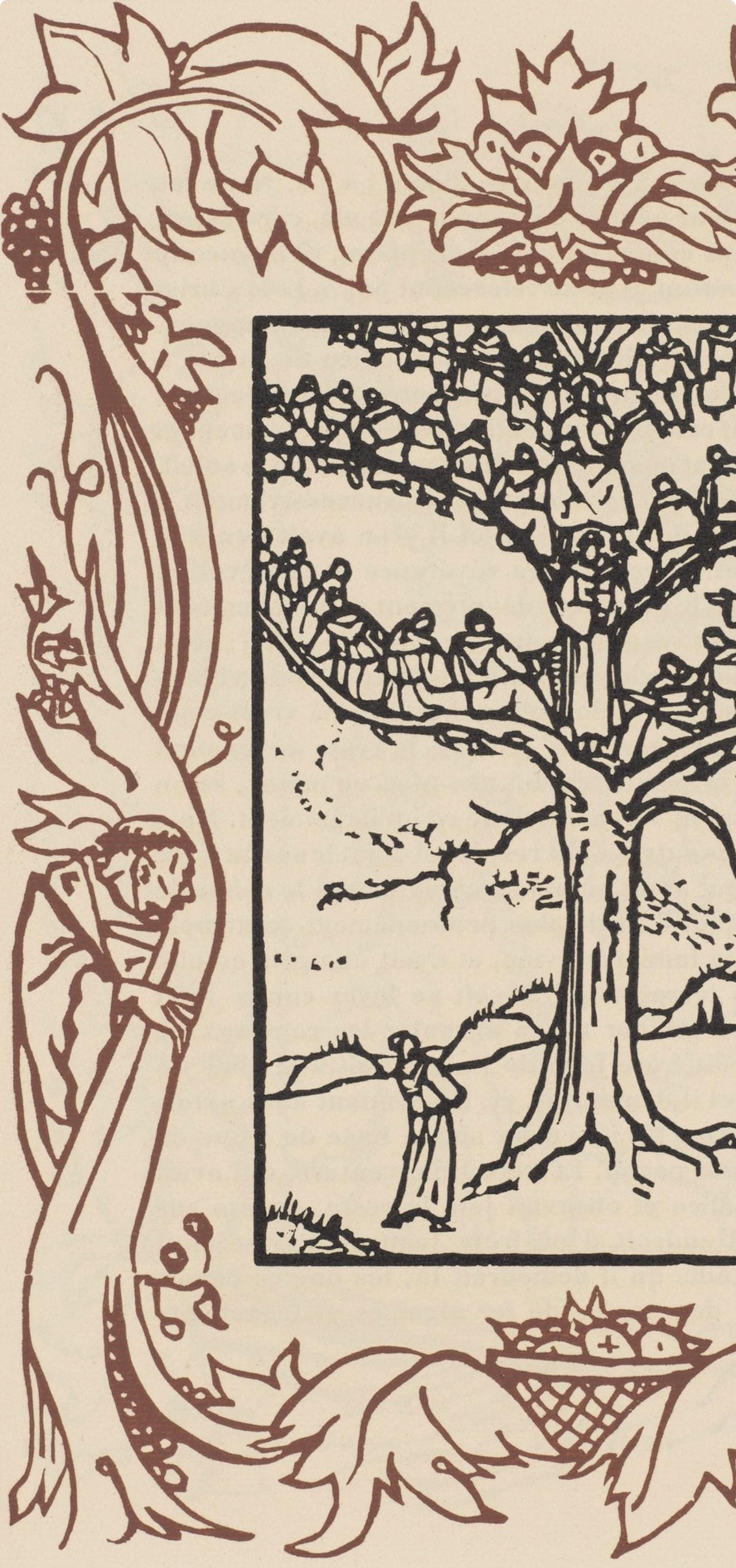 Mile Bernard, Composition (Morane, No. 100), Les Petites Fleurs De St. Franoise, Woodcut