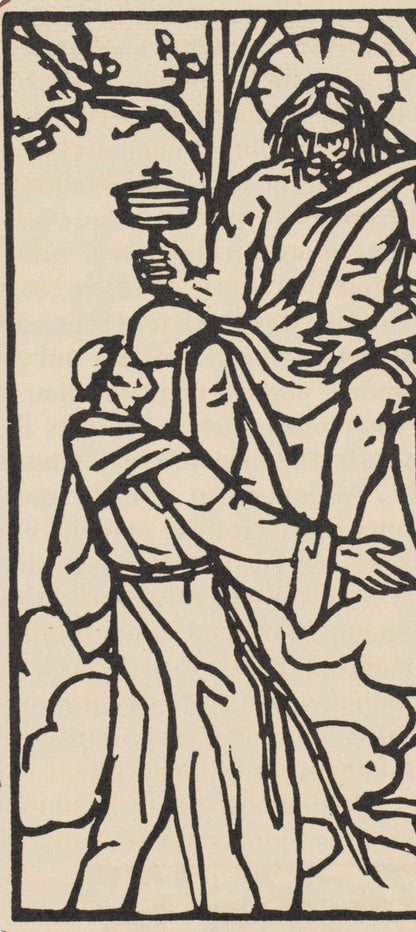 Mile Bernard, Composition (Morane, No. 100), Les Petites Fleurs De St. Franoise, Woodcut