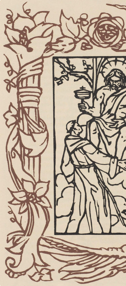 Mile Bernard, Composition (Morane, No. 100), Les Petites Fleurs De St. Franoise, Woodcut