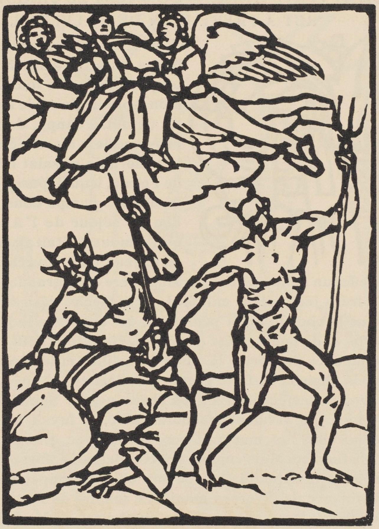 Mile Bernard, Composition (Morane, No. 100), Les Petites Fleurs De St. Franoise, Woodcut