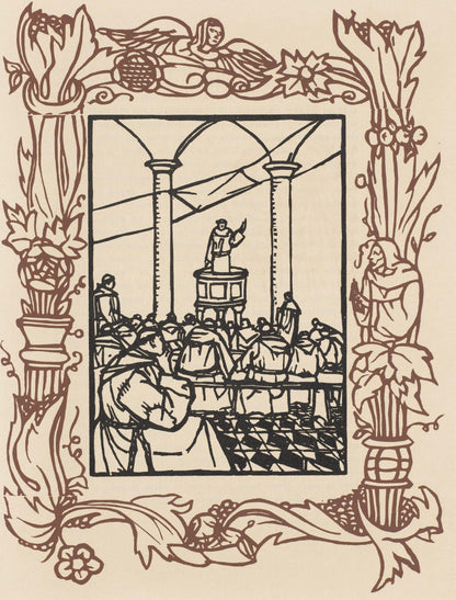 Mile Bernard, Composition (Morane, No. 100), Les Petites Fleurs De St. Franoise, Woodcut