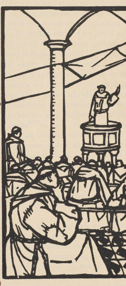 Mile Bernard, Composition (Morane, No. 100), Les Petites Fleurs De St. Franoise, Woodcut