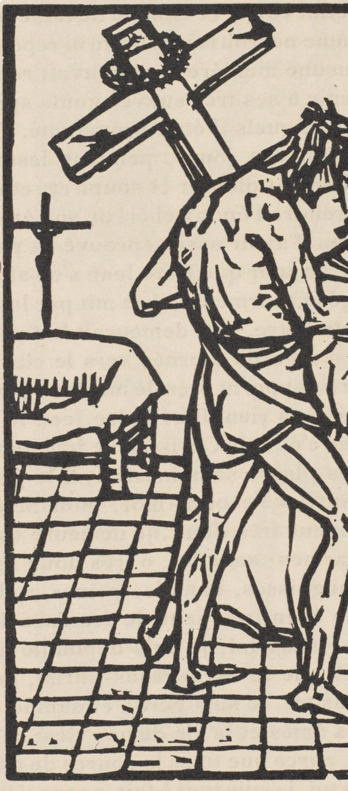 Mile Bernard, Composition (Morane, No. 100), Les Petites Fleurs De St. Franoise, Woodcut