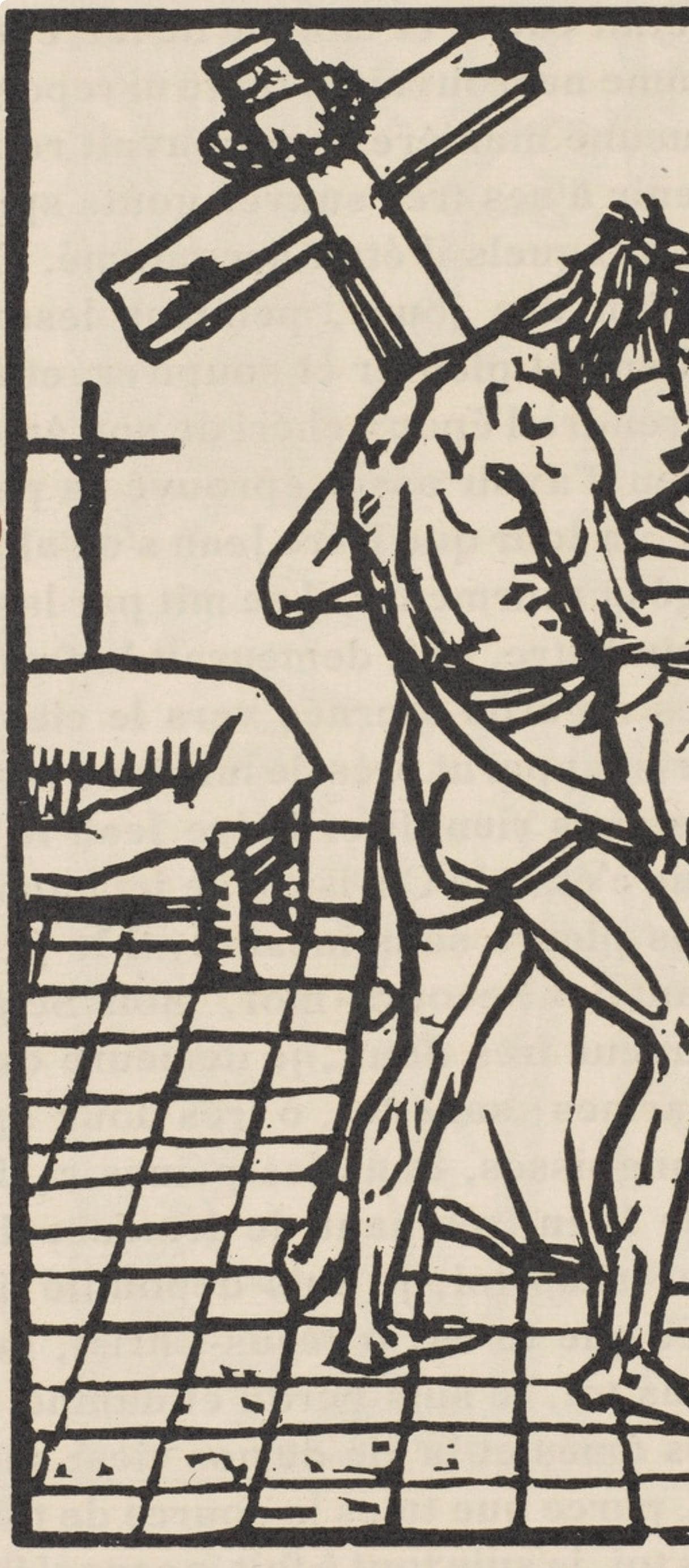 Mile Bernard, Composition (Morane, No. 100), Les Petites Fleurs De St. Franoise, Woodcut