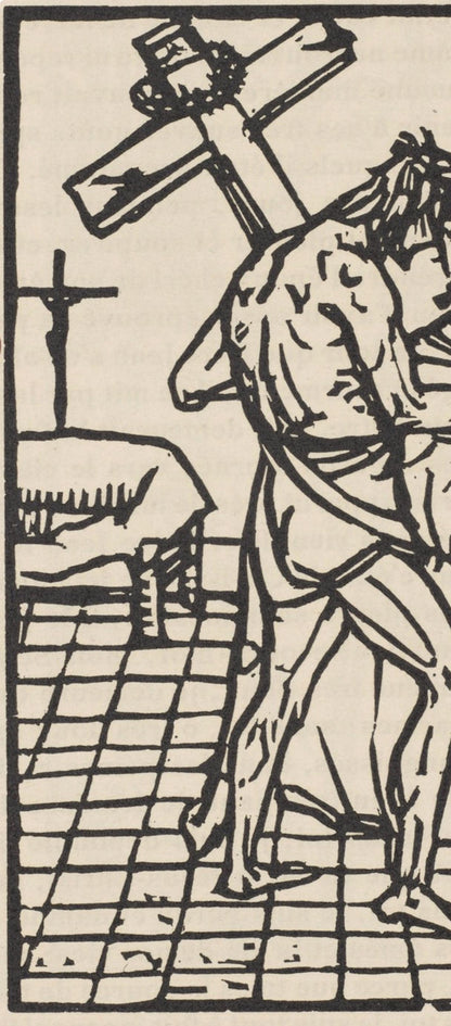 Mile Bernard, Composition (Morane, No. 100), Les Petites Fleurs De St. Franoise, Woodcut