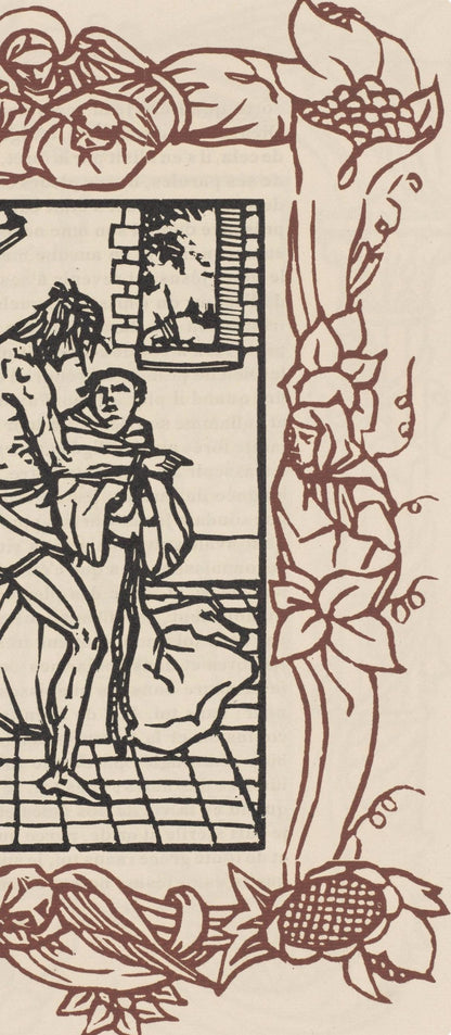 Mile Bernard, Composition (Morane, No. 100), Les Petites Fleurs De St. Franoise, Woodcut