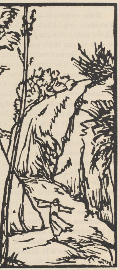Mile Bernard, Composition (Morane, No. 100), Les Petites Fleurs De St. Franoise, Woodcut