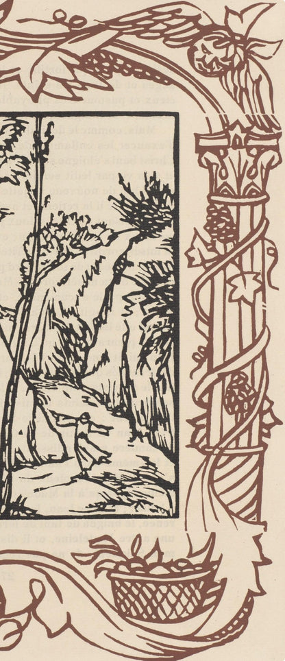 Mile Bernard, Composition (Morane, No. 100), Les Petites Fleurs De St. Franoise, Woodcut