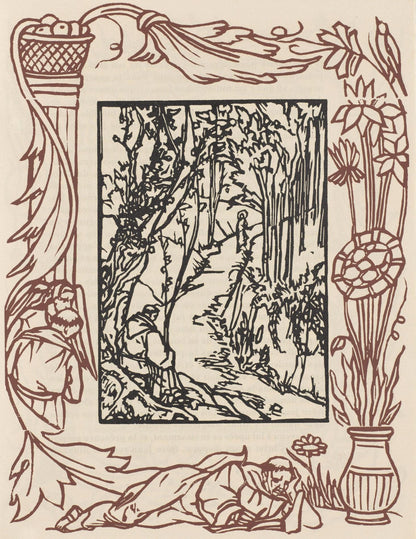 Mile Bernard, Composition (Morane, No. 100), Les Petites Fleurs De St. Franoise, Woodcut