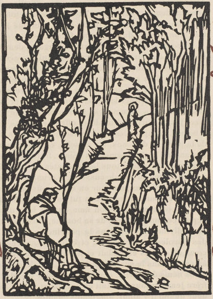 Mile Bernard, Composition (Morane, No. 100), Les Petites Fleurs De St. Franoise, Woodcut
