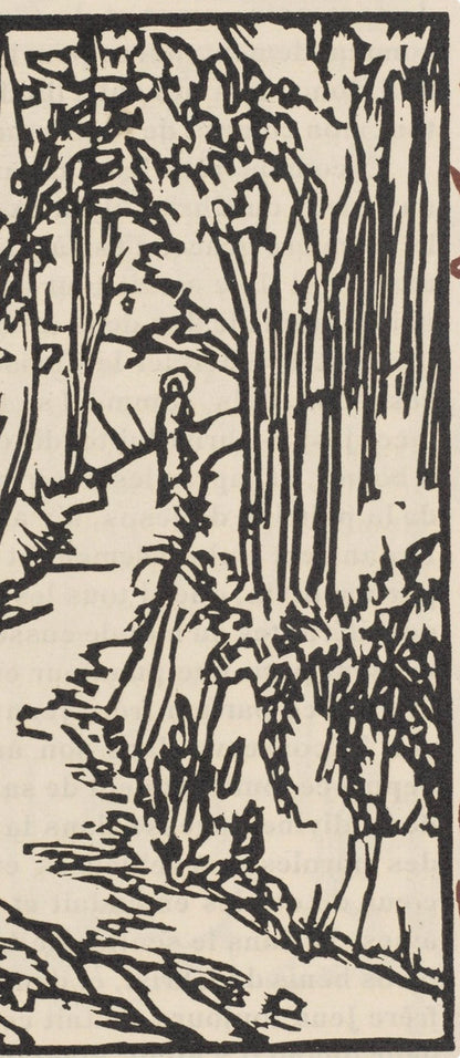 Mile Bernard, Composition (Morane, No. 100), Les Petites Fleurs De St. Franoise, Woodcut