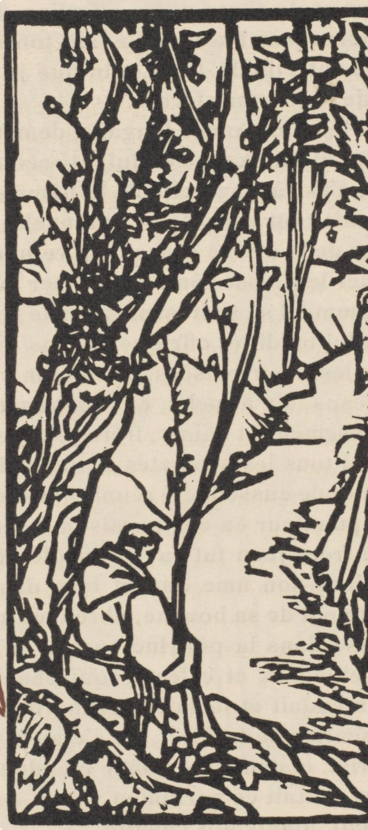 Mile Bernard, Composition (Morane, No. 100), Les Petites Fleurs De St. Franoise, Woodcut