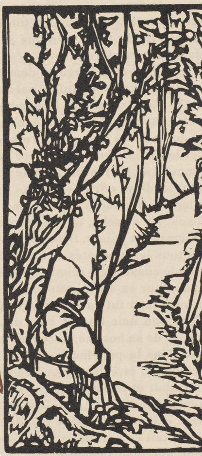 Mile Bernard, Composition (Morane, No. 100), Les Petites Fleurs De St. Franoise, Woodcut