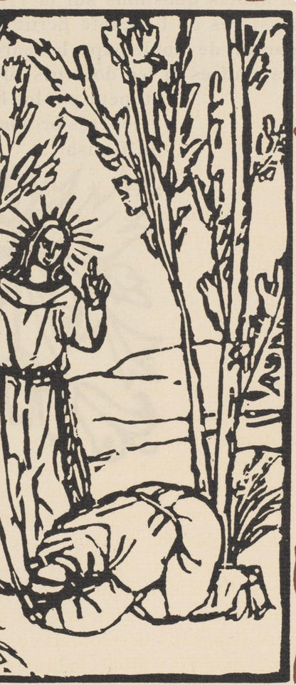 Mile Bernard, Composition (Morane, No. 100), Les Petites Fleurs De St. Franoise, Woodcut