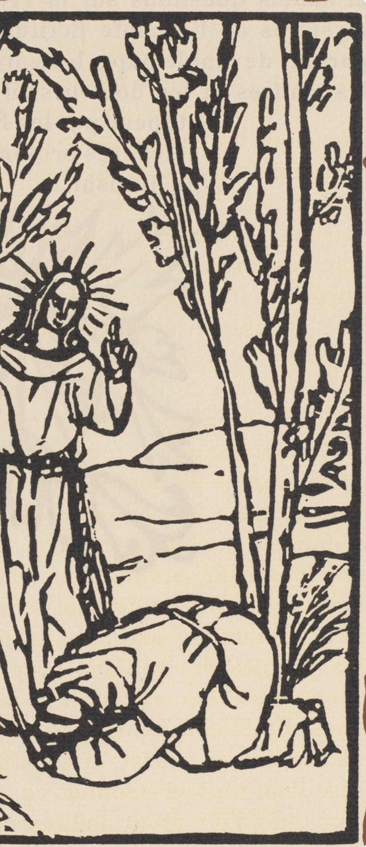 Mile Bernard, Composition (Morane, No. 100), Les Petites Fleurs De St. Franoise, Woodcut