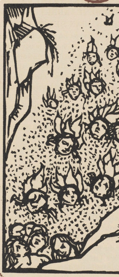 Mile Bernard, Composition (Morane, No. 100), Les Petites Fleurs De St. Franoise, Woodcut