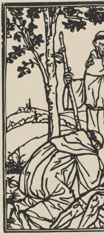 Mile Bernard, Composition (Morane, No. 100), Les Petites Fleurs De St. Franoise, Woodcut