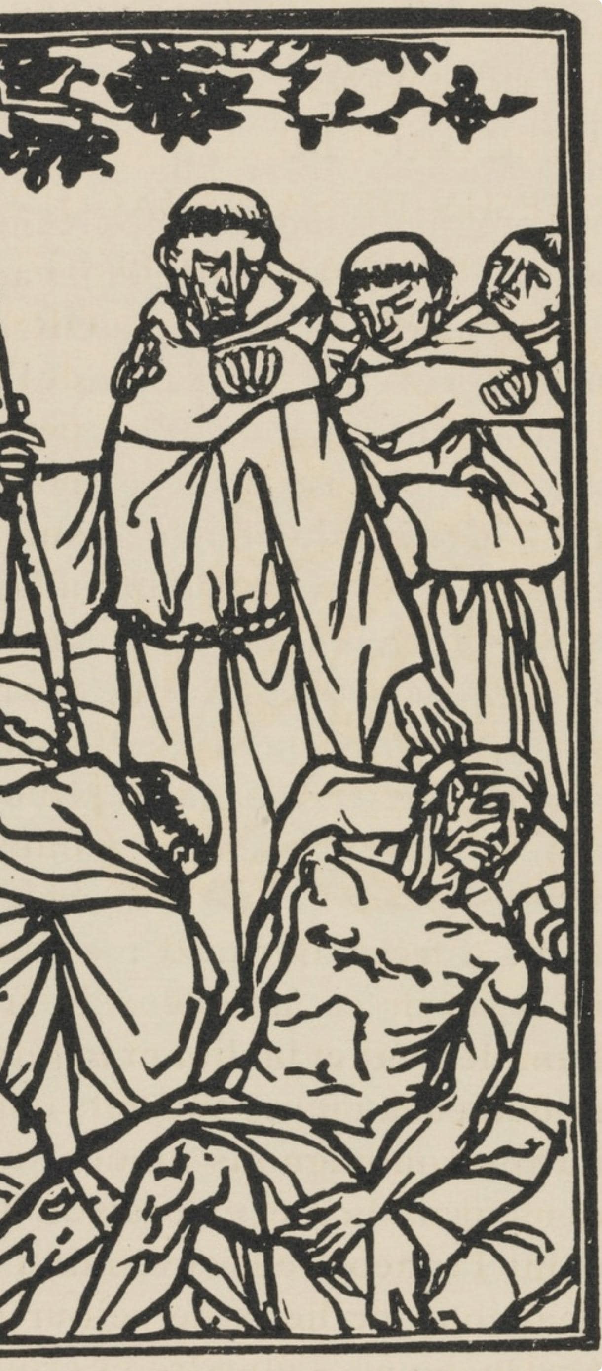 Mile Bernard, Composition (Morane, No. 100), Les Petites Fleurs De St. Franoise, Woodcut