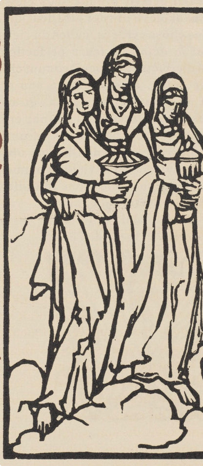 Mile Bernard, Composition (Morane, No. 100), Les Petites Fleurs De St. Franoise, Woodcut