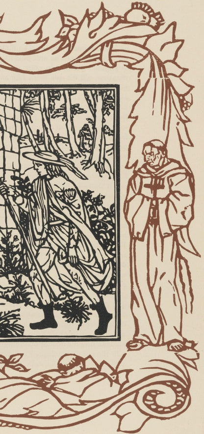 Mile Bernard, Composition (Morane, No. 100), Les Petites Fleurs De St. Franoise, Woodcut