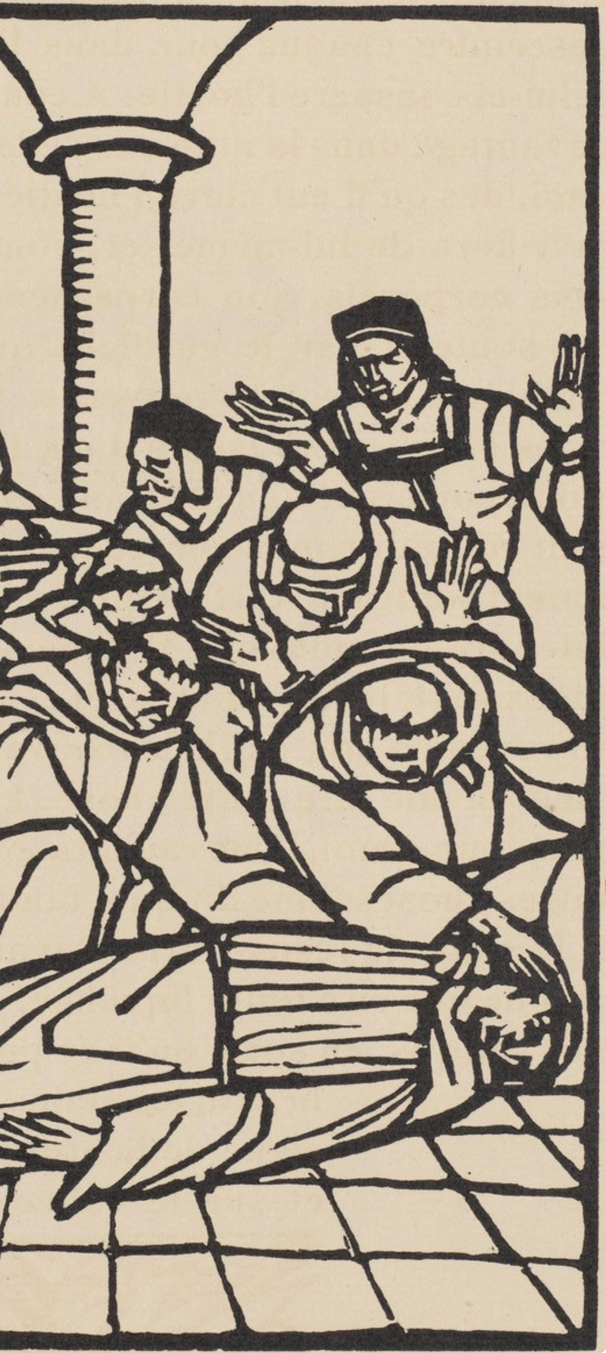 Mile Bernard, Composition (Morane, No. 100), Les Petites Fleurs De St. Franoise, Woodcut