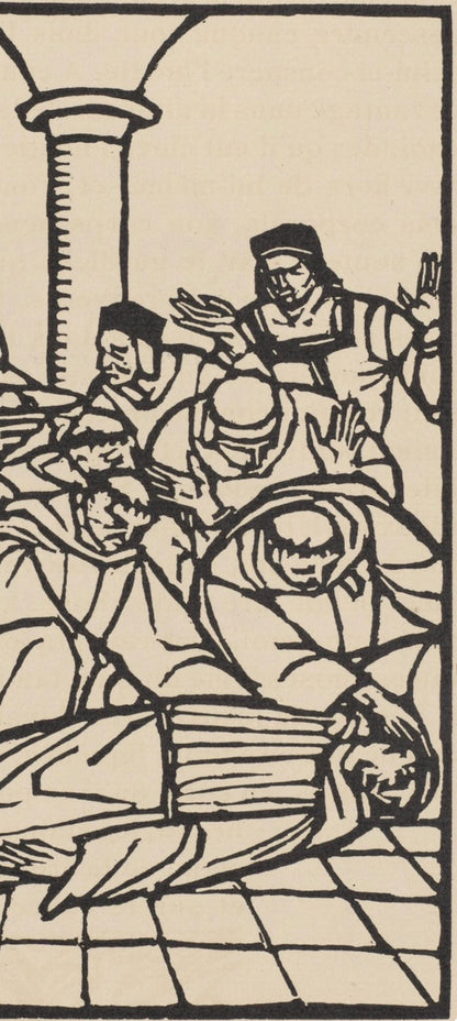 Mile Bernard, Composition (Morane, No. 100), Les Petites Fleurs De St. Franoise, Woodcut