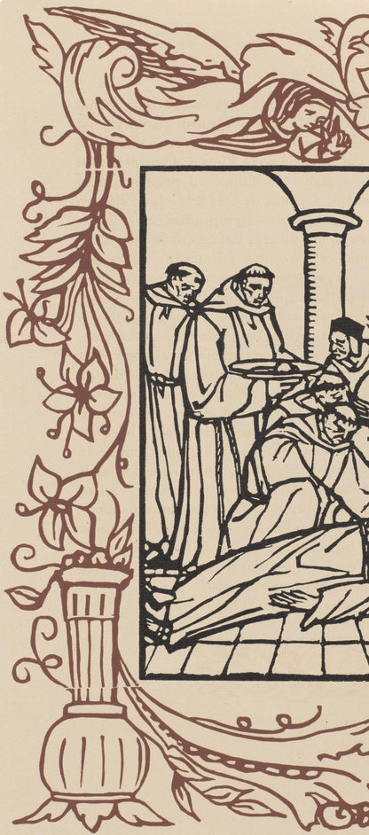 Mile Bernard, Composition (Morane, No. 100), Les Petites Fleurs De St. Franoise, Woodcut