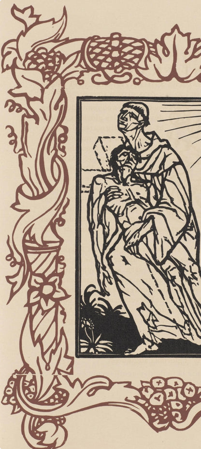 Mile Bernard, Composition (Morane, No. 100), Les Petites Fleurs De St. Franoise, Woodcut