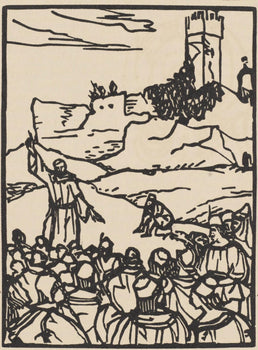 Mile Bernard, Composition (Morane, No. 100), Les Petites Fleurs De St. Franoise, Woodcut