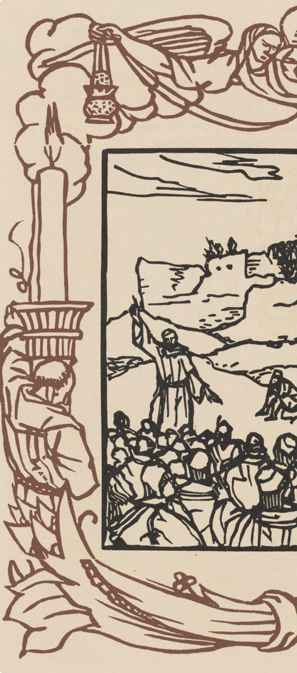 Mile Bernard, Composition (Morane, No. 100), Les Petites Fleurs De St. Franoise, Woodcut