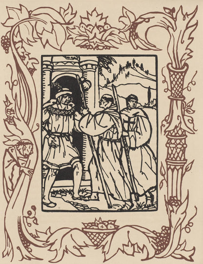 Mile Bernard, Composition (Morane, No. 100), Les Petites Fleurs De St. Franoise, Woodcut