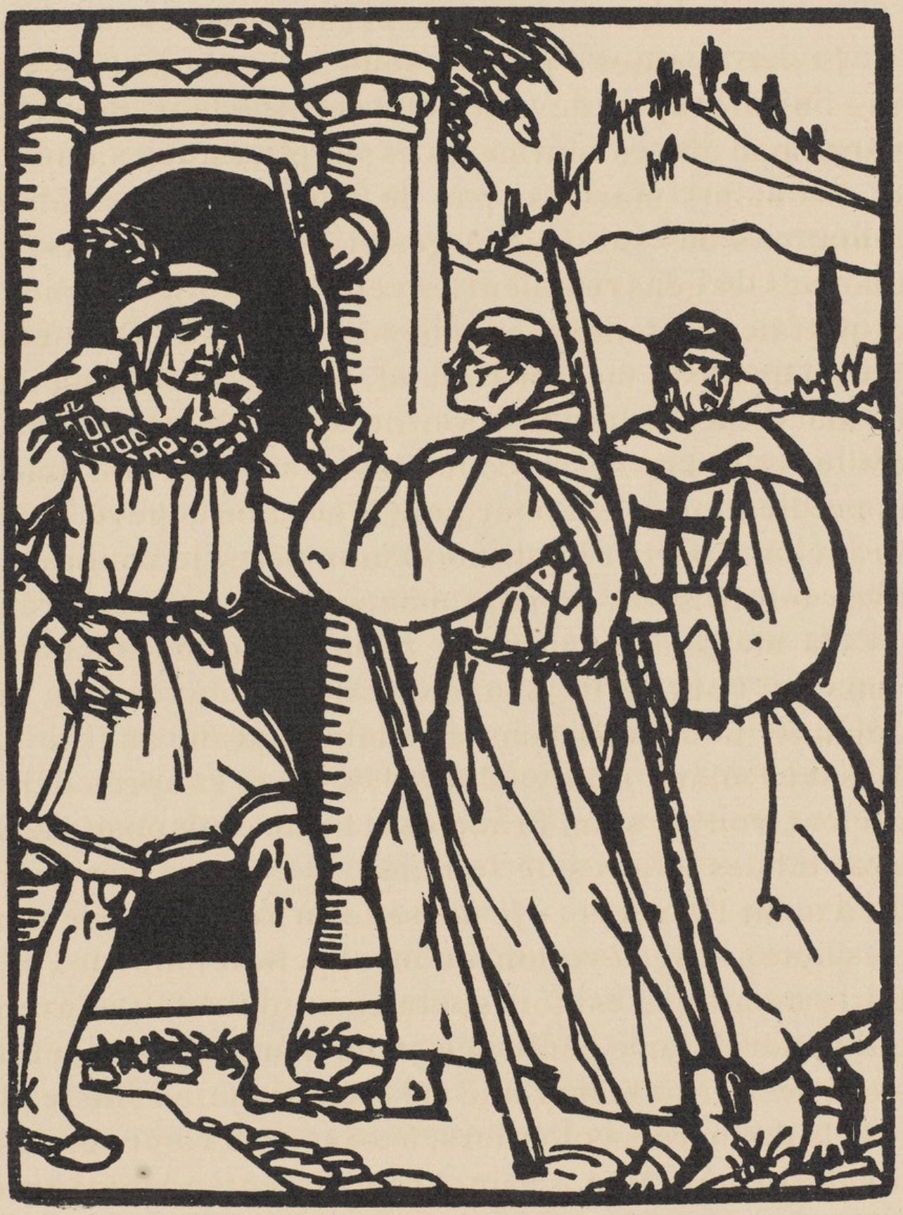 Mile Bernard, Composition (Morane, No. 100), Les Petites Fleurs De St. Franoise, Woodcut