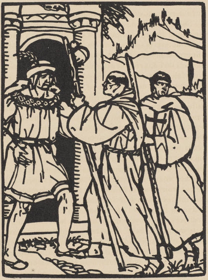 Mile Bernard, Composition (Morane, No. 100), Les Petites Fleurs De St. Franoise, Woodcut