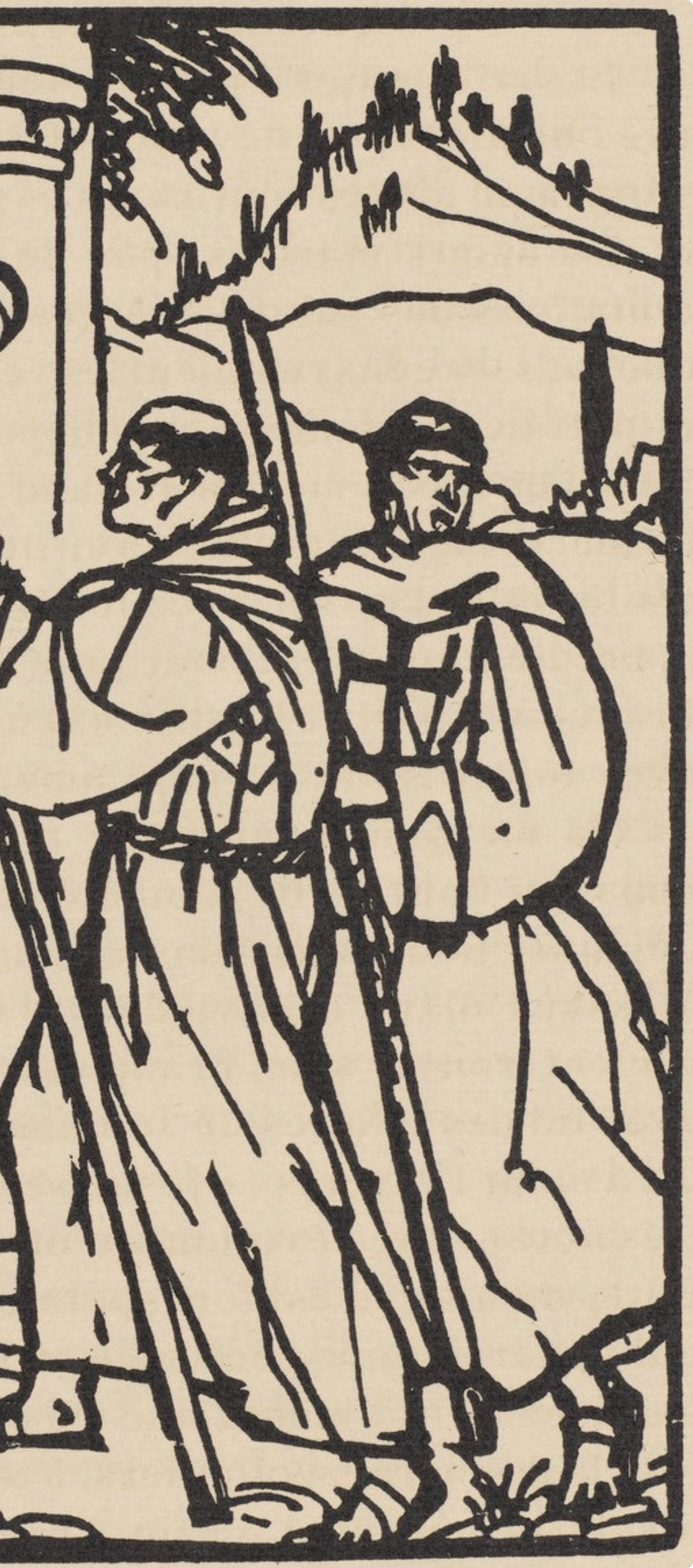 Mile Bernard, Composition (Morane, No. 100), Les Petites Fleurs De St. Franoise, Woodcut