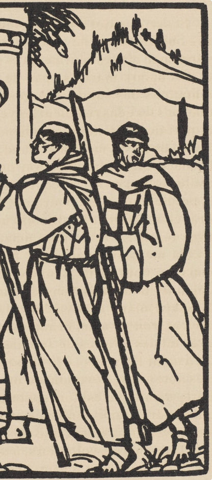 Mile Bernard, Composition (Morane, No. 100), Les Petites Fleurs De St. Franoise, Woodcut