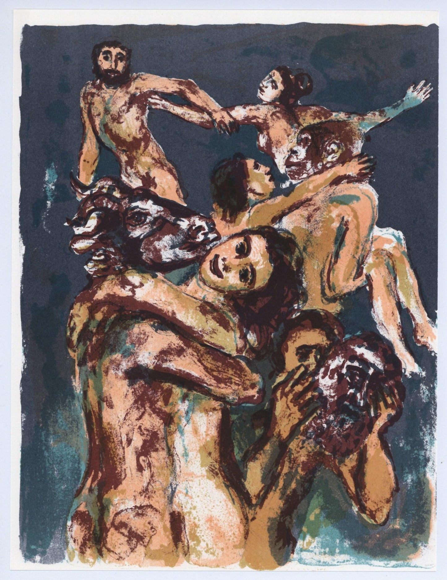 Walter Spitzer, Composition, L'Odysse, Lithograph