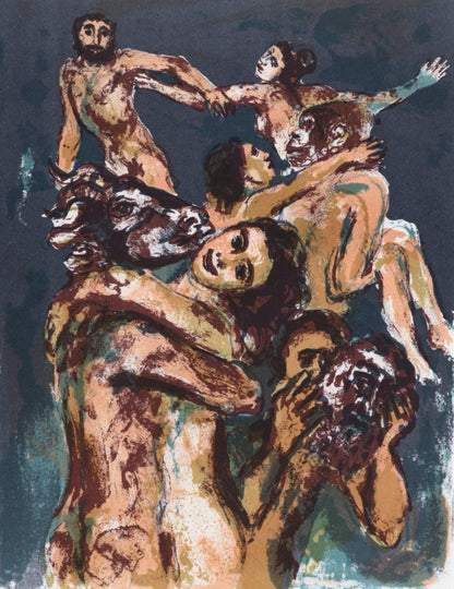 Walter Spitzer, Composition, L'Odysse, Lithograph