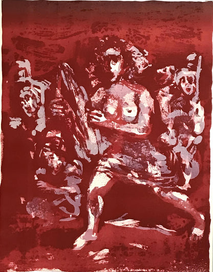 Walter Spitzer, Composition, L'Odysse, Lithograph