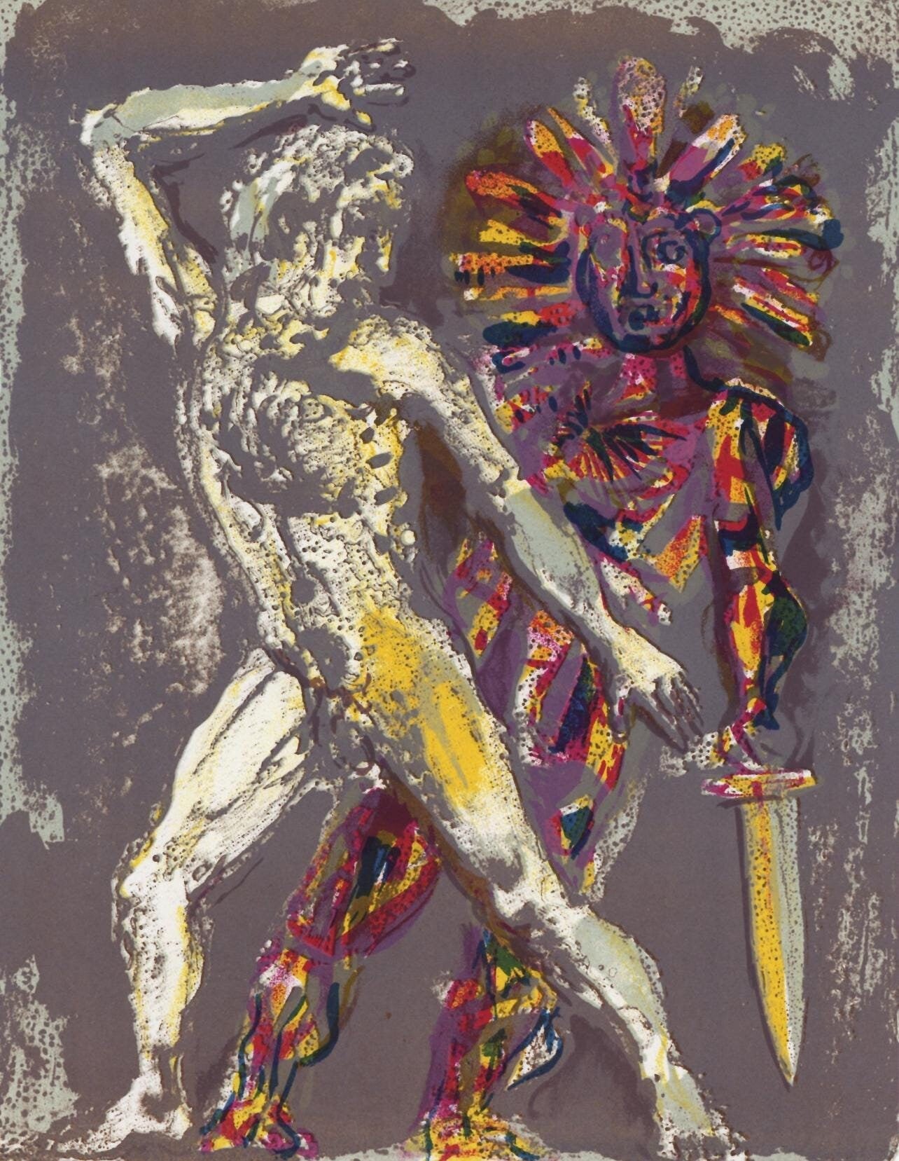 Walter Spitzer, Composition, L'Odysse, Lithograph