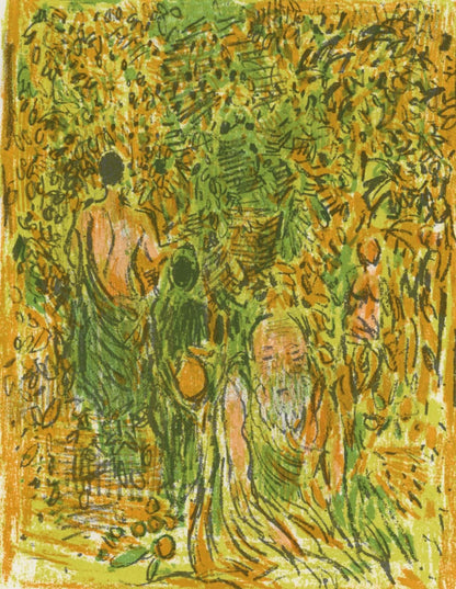 Andr Cottavoz, Composition, L&#39;Odysse, Lithograph