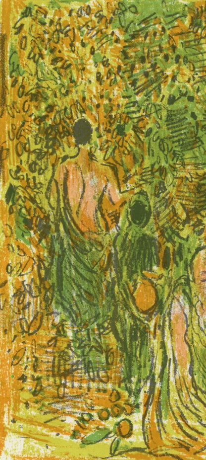 Andr Cottavoz, Composition, L&#39;Odysse, Lithograph