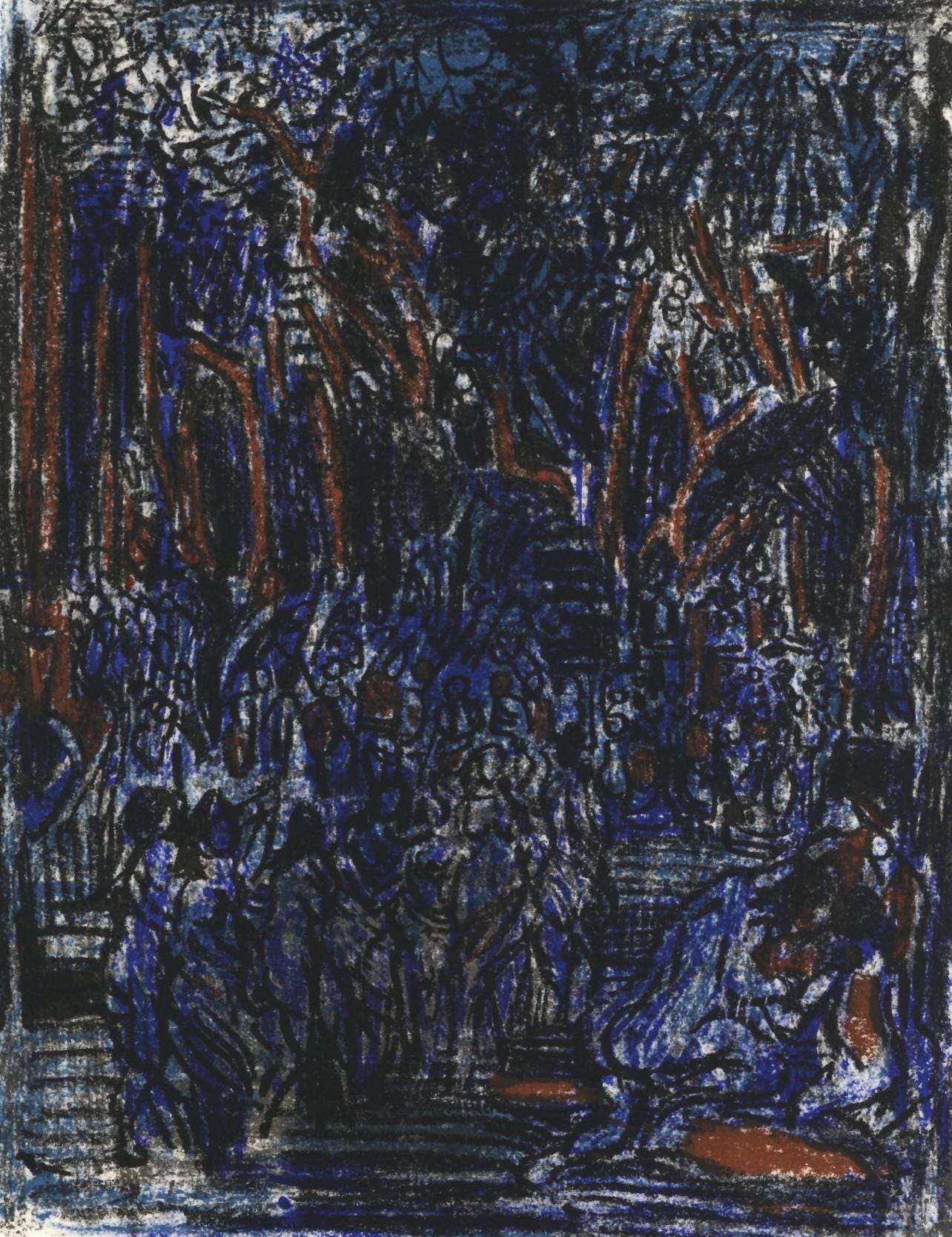 Andr Cottavoz, Composition, L'Odysse, Lithograph