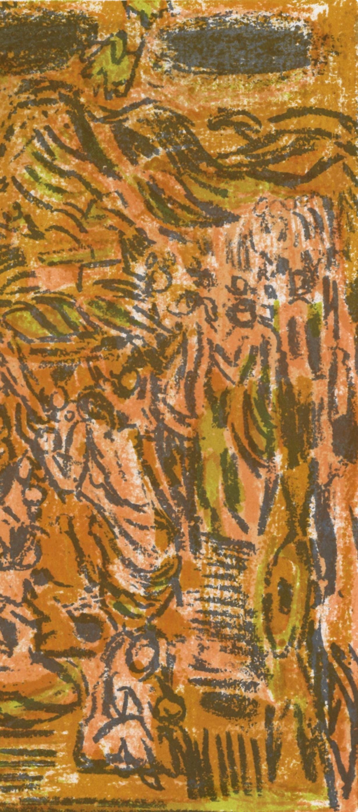 Andr Cottavoz, Composition, L'Odysse, Lithograph