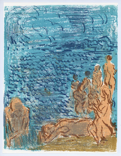 Andr Cottavoz, Composition, L'Odysse, Lithograph